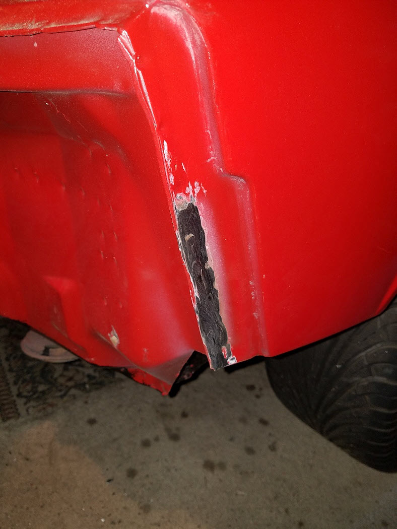FrontBumperBackDateDeleteDriverSide