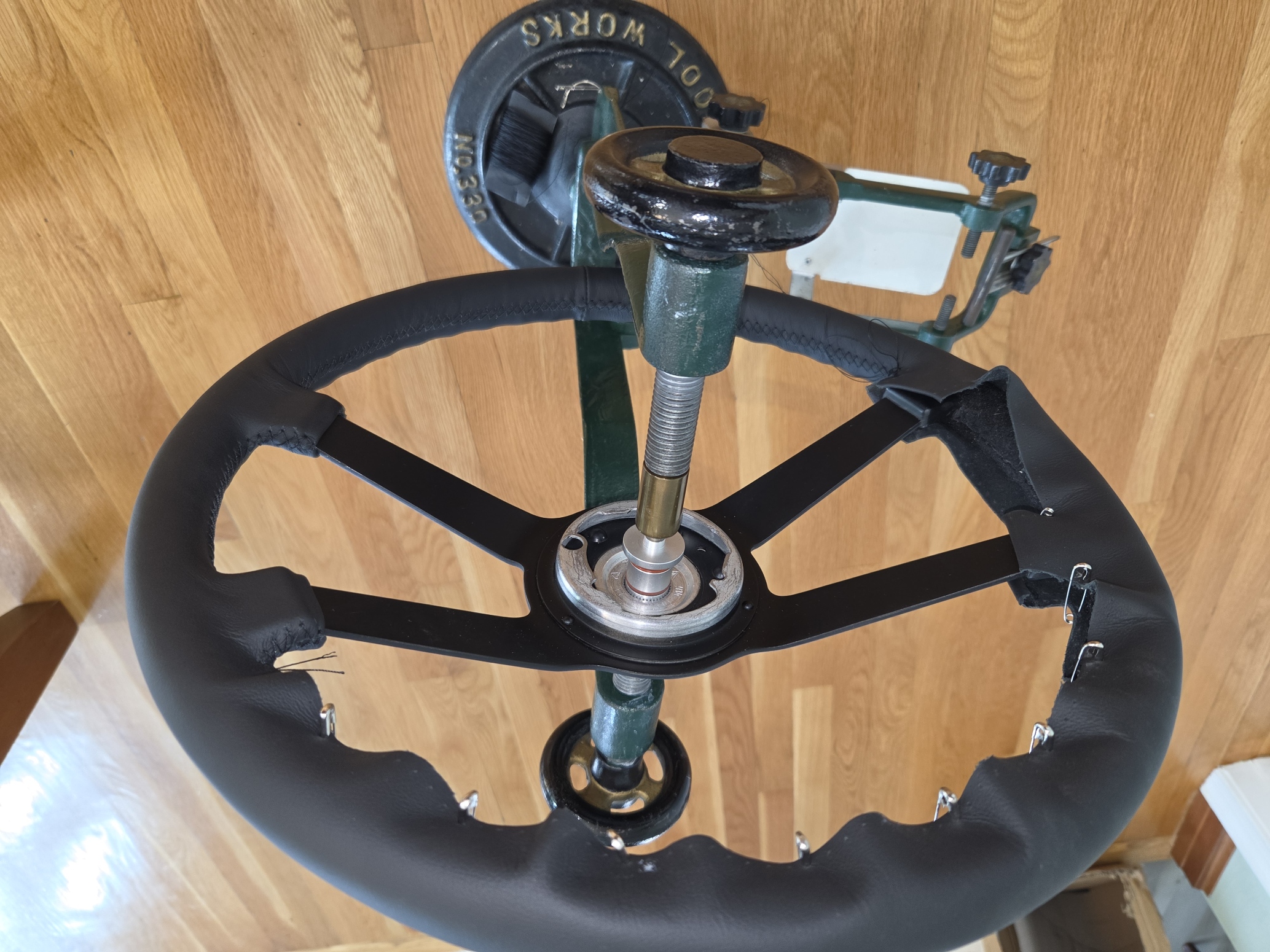 SteeringWheelBeingStitched
